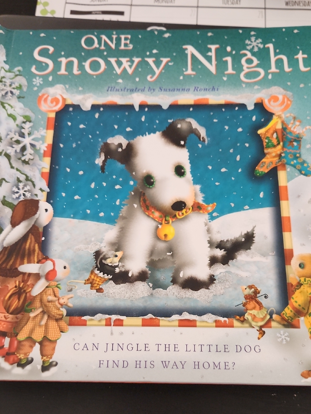 One Snowy Night Children's Picture Book - Pop Up